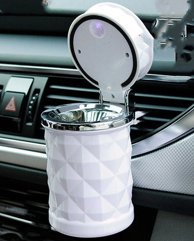 Cenicero Solar Portátil para Auto con Luz LED y Diseño Desmontable - Image 4