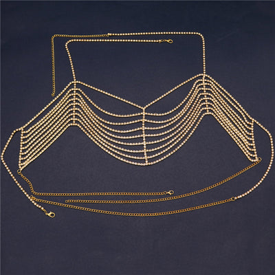 Cadena Corporal de Strass para Mujer - Sujetador Joyero - Image 13