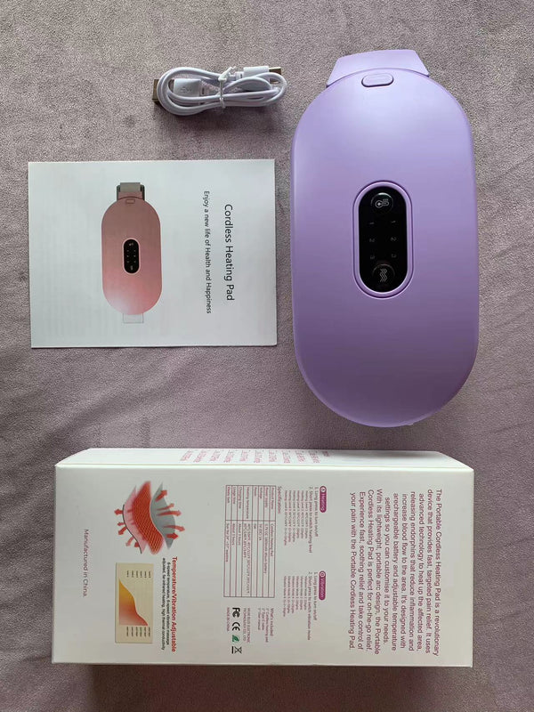 Almohadilla Térmica de Gamuza para Abdomen con Calor Reconfortante