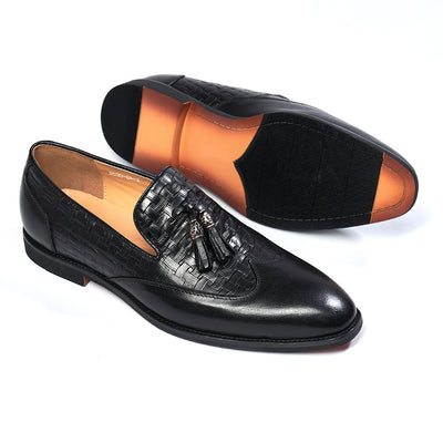 Zapatos de Cuero Artesanales para Hombre - Estilo Business Casual con Borlas - Image 17