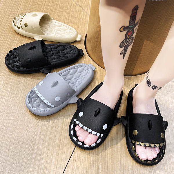 Pantuflas de Pareja Tiburón Adorable Talla Grande