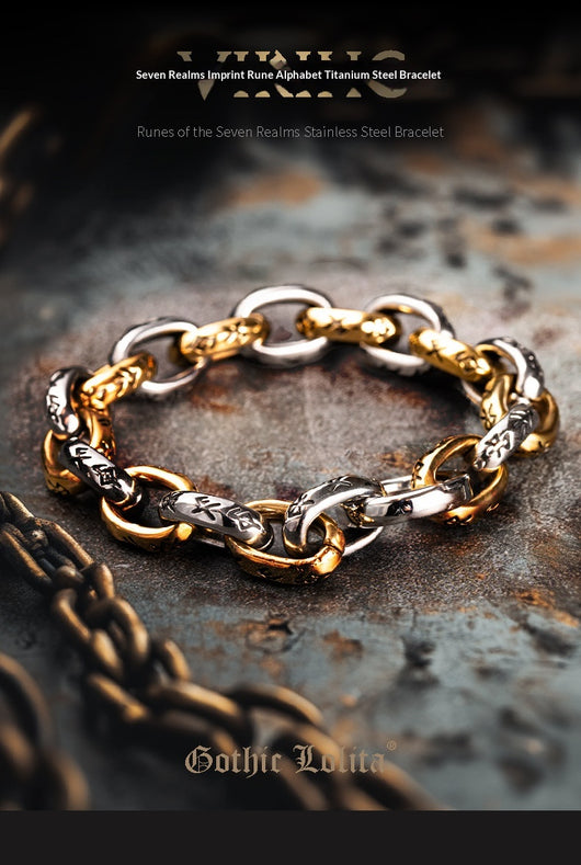 Pulsera Personalizada Seven Realms para Hombre - Estilo Retro - Image 12