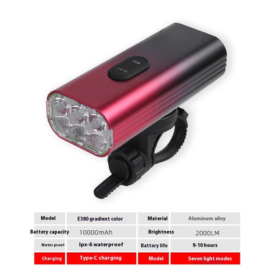 Faro Delantero USB Recargable para Bicicleta - Kit Completo de Iluminación - Image 7
