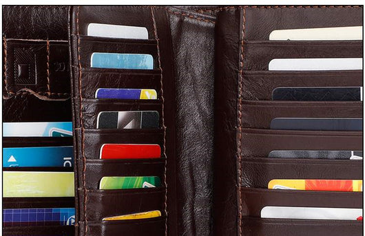 Billetera de Cuero Multiusos con Múltiples Compartimentos - Image 19