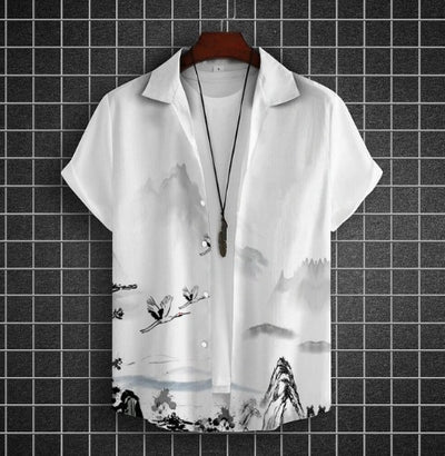 Playera Casual Talla Grande con Estampado Digital 3D - Image 28