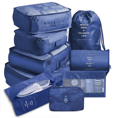 Juego de 9 Bolsas de Viaje en Tela Reforzada - Image 3
