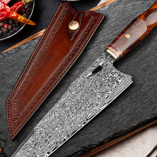 Cuchillo de Chef Profesional Acero Damasco