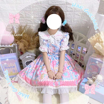 Vestido JSK Lolita Kawaii con Tirantes - Diseño Casa de Dulces para Verano - Image 7