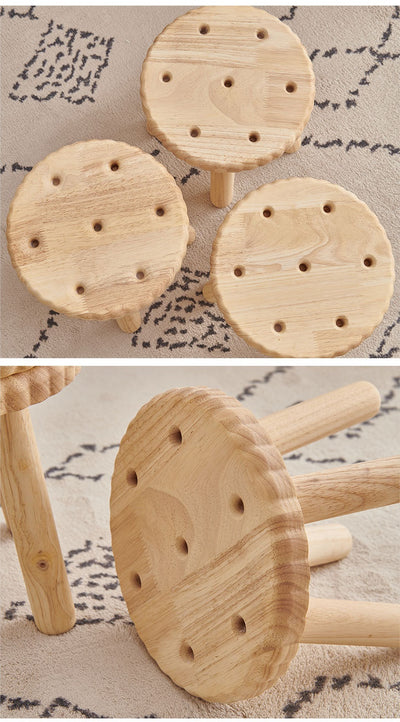 Banco de Madera Maciza Minimalista para Sala de Estar - Image 10