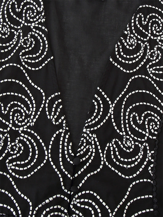 Blusa Étnica sin Mangas con Encaje Floral Bordado - Image 22