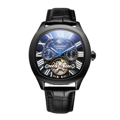 Reloj Mecánico Automático Resistente al Agua con Correa de Cubo - Image 7