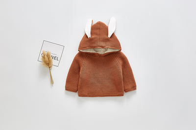 Cardigan Infantil con Orejas de Conejo - Suéter Versátil para Niños y Niñas - Image 9