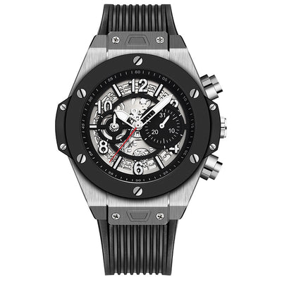 Reloj Mecánico Automático con Diseño Hueco de Silicona - Image 5