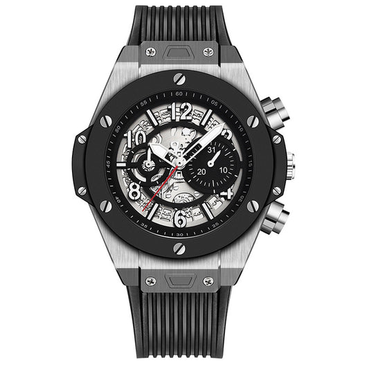 Reloj Mecánico Automático con Diseño Hueco de Silicona - Image 5