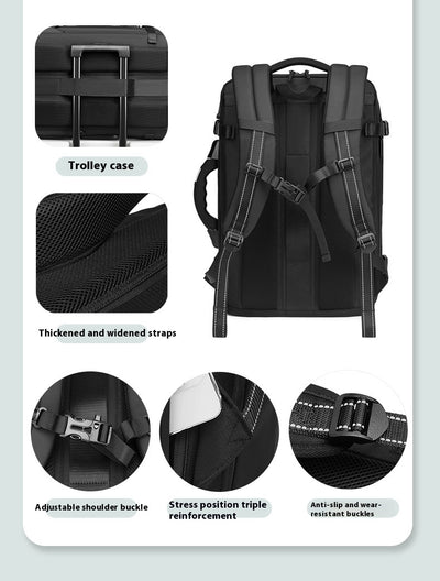 Mochila de Viaje Compresible con Báscula Integrada, Antirrobo Oxford - Image 16