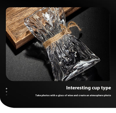 Vaso de Cristal Transparente con Diseño Origami - Image 9
