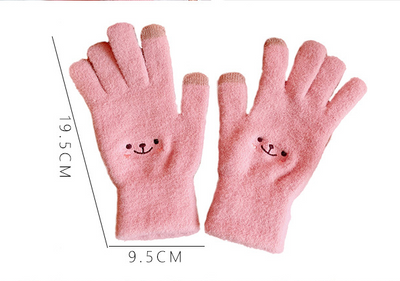 Guantes Escolares Japoneses de Dedo Completo con Diseño de Corazón - Image 18