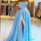 Vestido de Noche Elegante con Abertura Lateral