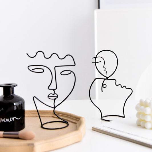 Adornos de Arte Facial en Hierro Forjado - Artesanía Vintage
