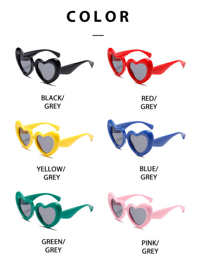 Gafas de Sol Forma de Corazón Marco Grueso Amor - Image 16