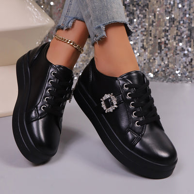 Zapatillas Deportivas de Cuero con Suela Flexible para Mujer - Image 6