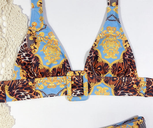 Bikini Halter Estampado - Image 26