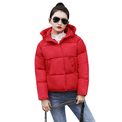 Abrigo Acolchado Holgado con Capucha Estilo Pan para Figuras Petite - Image 7