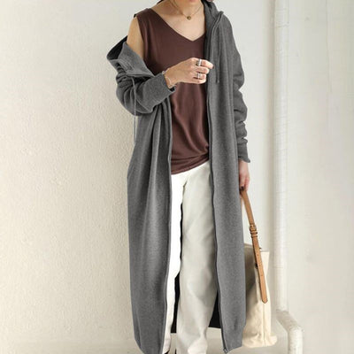 Abrigo Hoodie de Felpa Casual de Manga Larga para Mujer - Image 12