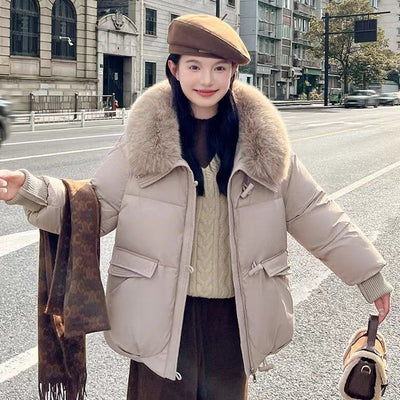Chaqueta Puffer Estilo Coreano con Solapas Sueltas - Image 16