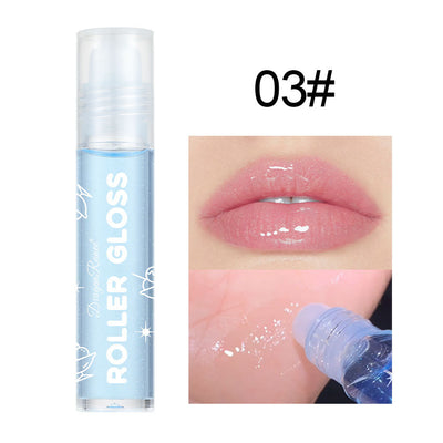 Brillo Labial Perlado Transparente con Brillantes - Efecto Espejo Luminoso - Image 8