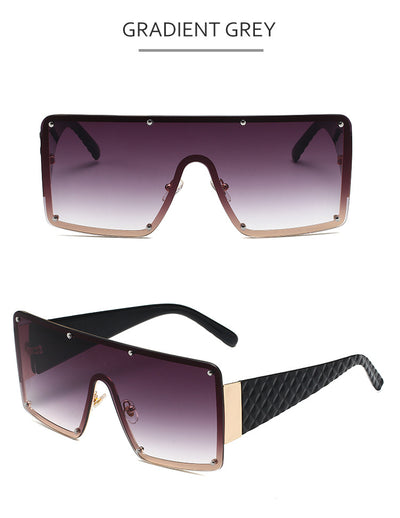 Gafas de Sol Cuadradas Oversized con Personalidad para Mujer - Image 17