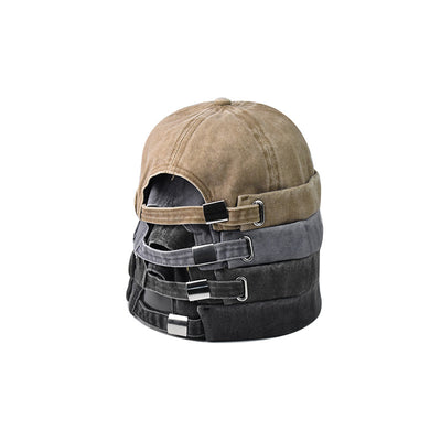Gorra Denim Desgastado con Efecto Vintage - Image 14