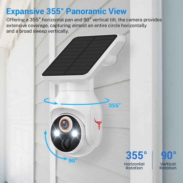 Cámara de Vigilancia 360° Inteligente con Control Remoto desde tu Celular