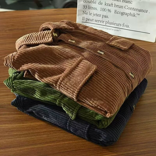Camisa de Pana Premium para Hombre - Primavera y Otoño - Image 8