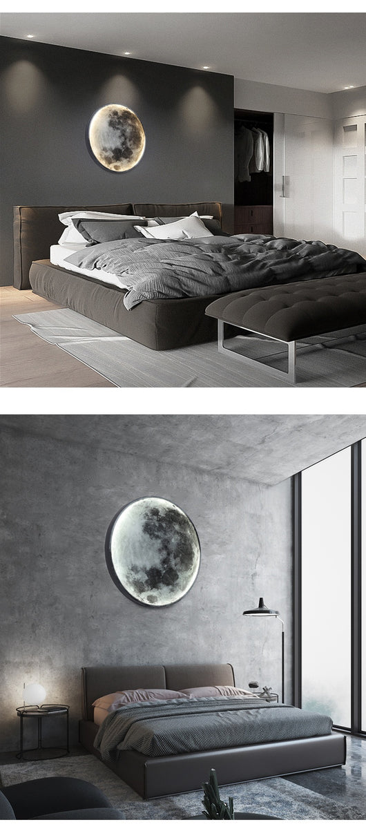 Lámpara Decorativa de Pared Luna para Dormitorio y Sala - Image 20