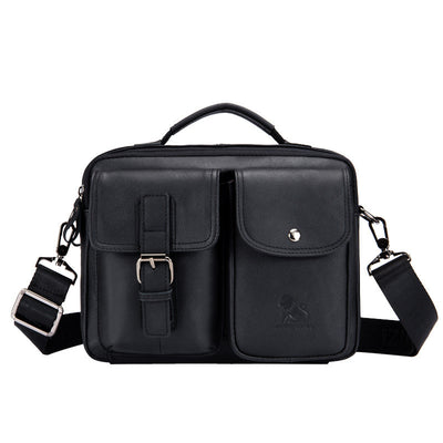 Bolsa Diagonal de Cuero Genuino para Hombre - Image 4