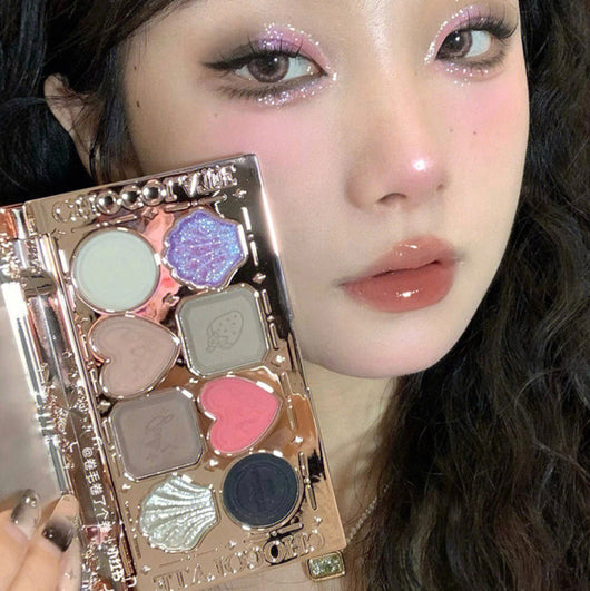 Paleta de Sombras con Ocho Tonos Iluminadores