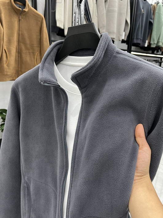 Abrigo Polar Térmico con Cuello Alto y Cierre de Cremallera para Hombre - Image 13