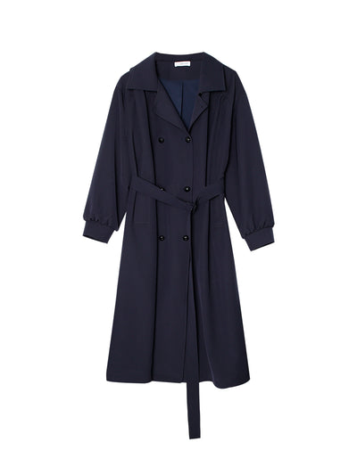 Chaqueta Cortavientos Larga para Mujer - Estilo Coreano Casual Holgado - Image 8