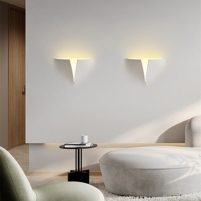 Aplique de Pared Empotrado Minimalista Yeso Natural sin Marco - Image 2