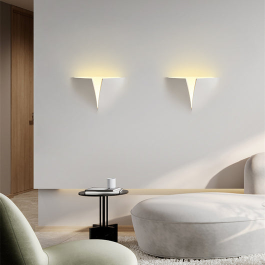 Aplique de Pared Empotrado Minimalista Yeso Natural sin Marco - Image 2