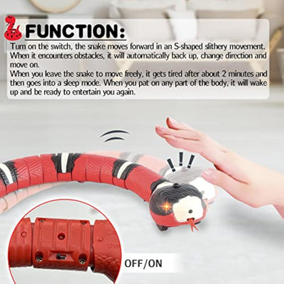 Serpiente Interactiva Inteligente para Gatos y Perros - Juguete RC con Sensor de Movimiento - Image 3