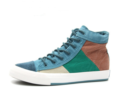 Zapatillas Altas Colorblock para Hombre - Estilo Urbano Moderno - Image 9
