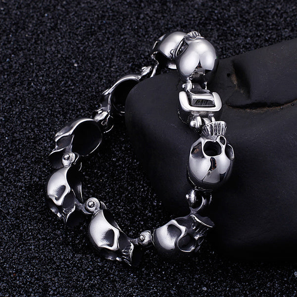 Pulsera de Calavera Tridimensional