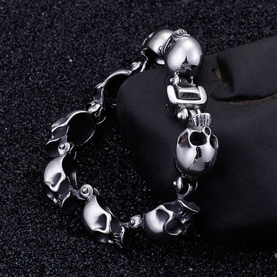 Pulsera de Calavera Tridimensional