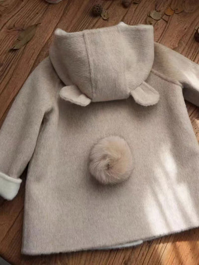 Abrigo Reversible de Lana Cachemira Doble Cara para Otoño e Invierno - Image 10