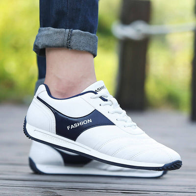 Tenis Casuales Blancos para Hombre - Zapatos Skate Resistentes Social Boy - Image 2