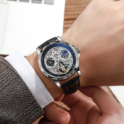 Reloj Automático de Acero Inoxidable con Esfera Luminosa Impermeable - Image 10
