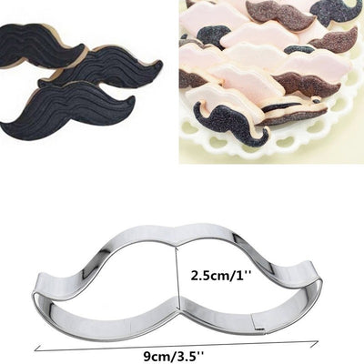 Molde de Acero Inoxidable para Galletas con Diseño de Bigote - Image 6