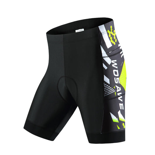 Pantalones Capri Transpirables de Punto Cinco con Cojín de Silicona - Image 11